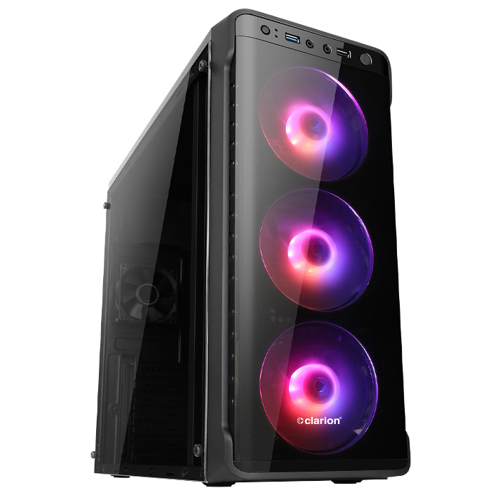 CLARION JM GALAXY MID TOWER GAMING CABINET