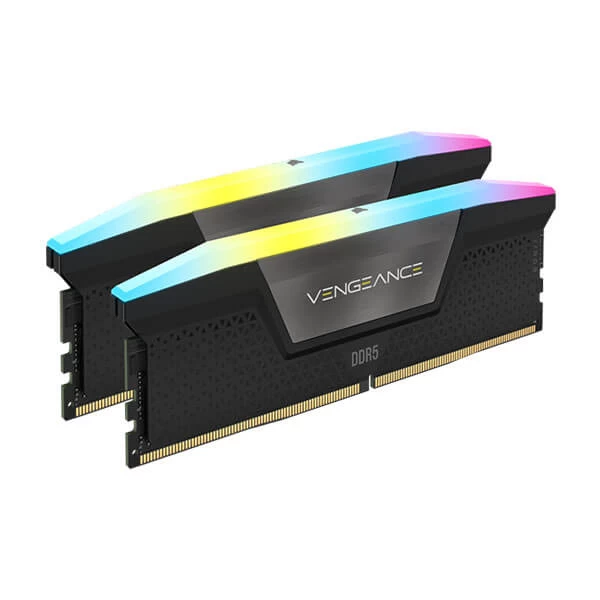 Corsair Vengeance RGB 64GB C40 DDR5 (32GB x 2) 5600MHz Desktop RAM (Black)