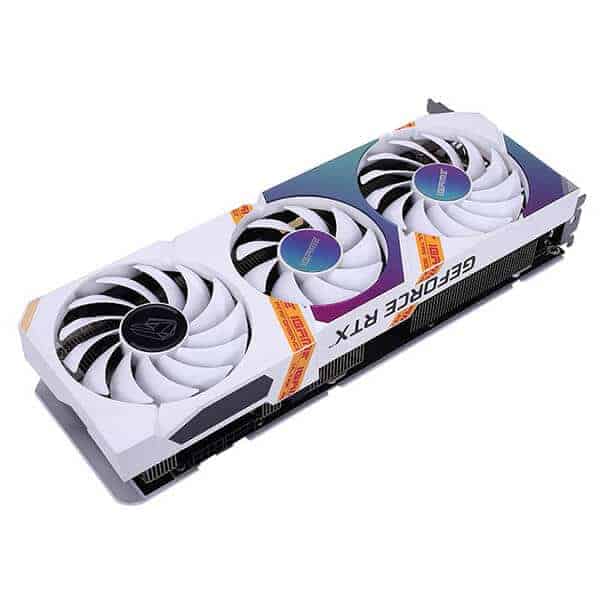 COLORFUL ULTRA GEFORCE RTX 3070TI WHITE OC 8GB GDDR6X LHR GRAPHICS CARD 1
