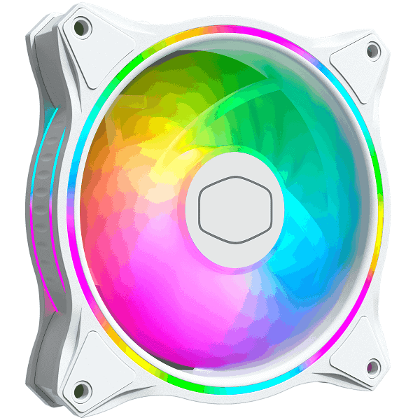 Cooler Master MasterFan MF120 Halo White Edition Case Fan