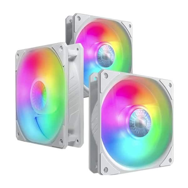 Cooler Master SickleFlow 120 White ARGB Case Fan 3 Pack