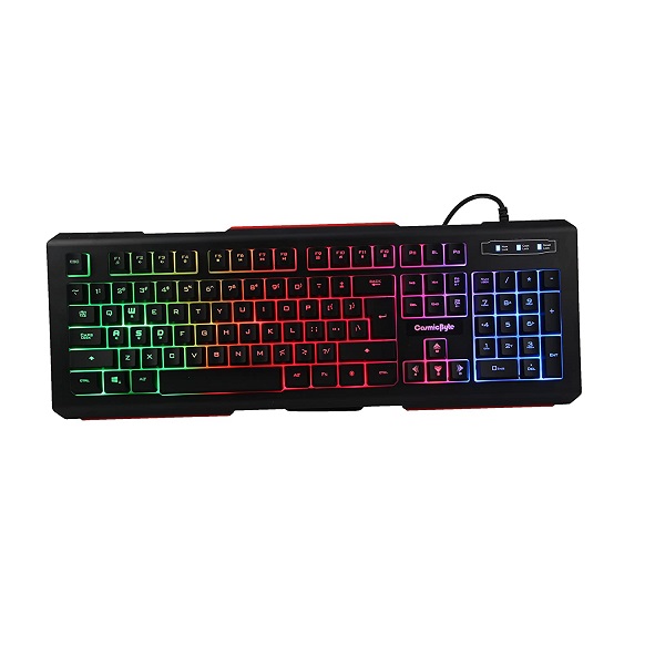 Cosmic Byte CB-GK-08 Corona Anti-Ghosting Gaming Keyboard with Rainbow Backlit (Black)