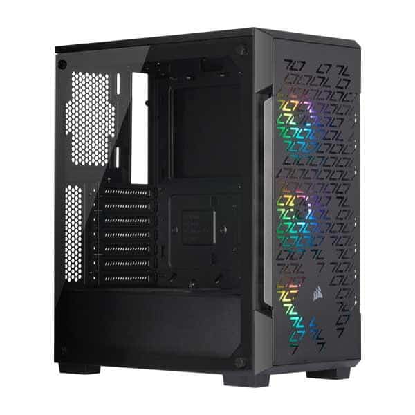 Corsair iCUE 220T RGB Airflow (ATX) Mid Tower Cabinet (Black)