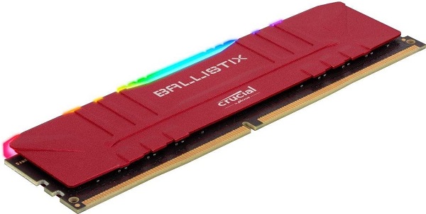 Crucial Ballistix 16GB (16GBx1) DDR4 3000MHz RGB Desktop Gaming RAM