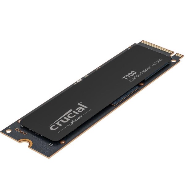 Crucial T700 2TB PCIe Gen 5.0 NVMe M.2 Internal SSD with Speeds up to 12400MB/s