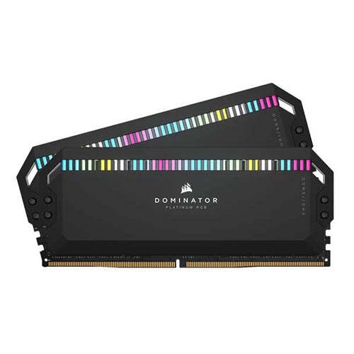 Corsair Dominator Platinum RGB 32GB (16GB x 2) 5200MHz CL40 DDR5 Desktop Memory Kit