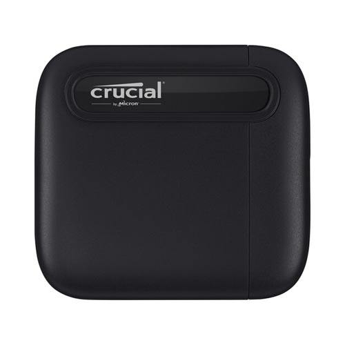 Crucial X6 500GB Portable SSD with USB 3.1 Gen 2 Type-C Connector