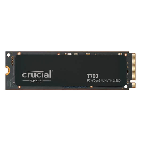 Crucial T700 4TB PCIe Gen 5.0 NVMe M.2 Internal SSD