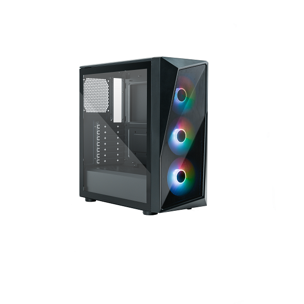 Cooler Master CMP 520 ARGB Mid-Tower ATX Gaming Cabinet with Tempered Glass Side Panel (Black)