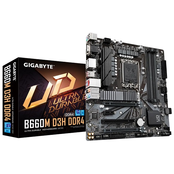 Gigabyte B660M D3H DDR4 Intel 12th Gen LGA 1700 Motherboard