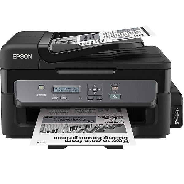 Epson M-200 EcoTank Black & White Printer with USB 2.0 and Ethernet (Black)