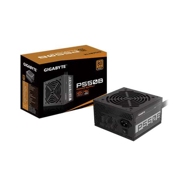 Gigabyte P550B – 550 Watt 80 Plus Bronze Certified Power Supply