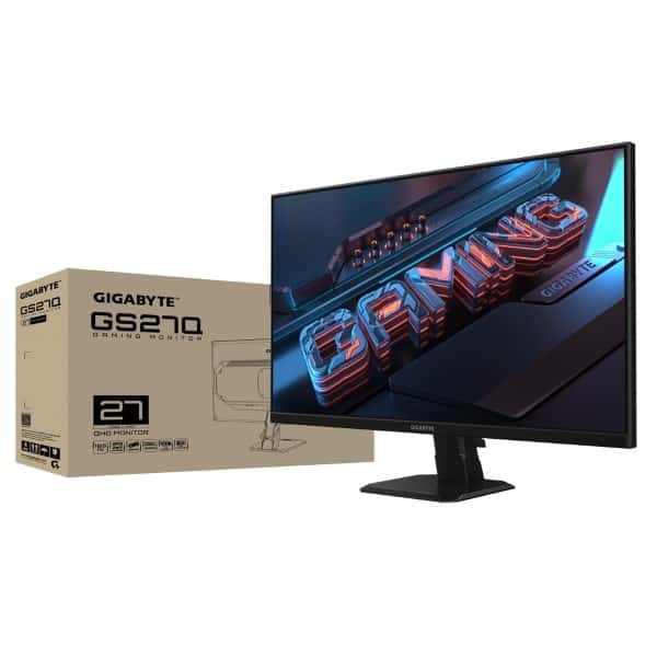 Gigabyte GS27Q 27-Inch QHD 165Hz 1ms SS IPS HDR Gaming Monitor