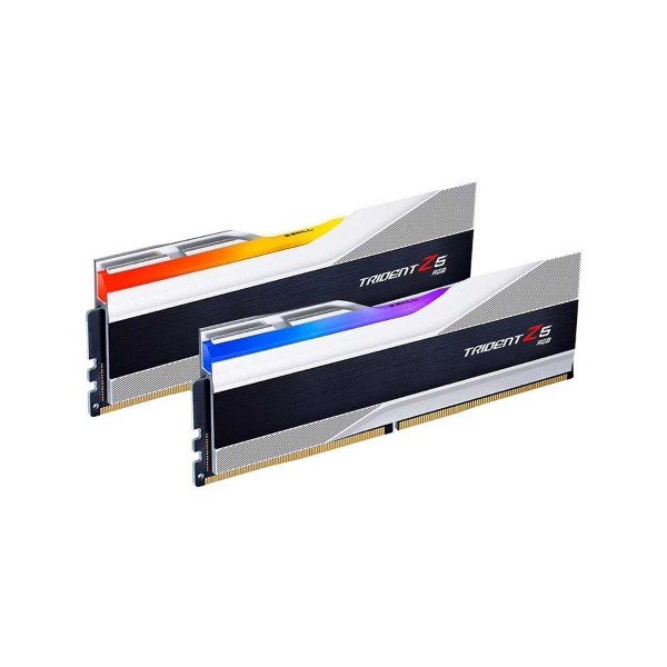 G.Skill Trident Z5 RGB Silver 32GB (16GB x 2) 6000MHz DDR5 CL30 Desktop Memory (Silver)