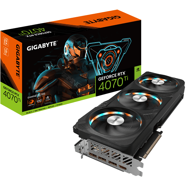 GIGABYTE GeForce RTX 4070TI Gaming OC 12GB GDDR6X Graphics Card