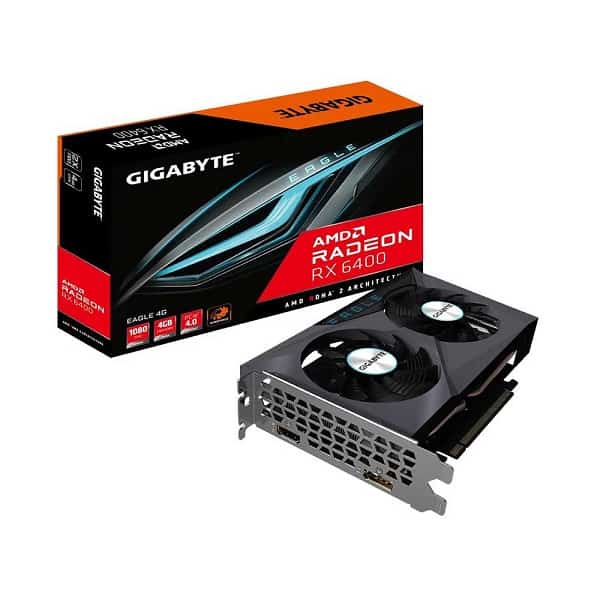 Gigabyte Radeon RX 6400 Eagle 4GB GDDR6 Graphics Card (GV-R64EAGLE-4GD)