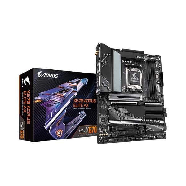 Gigabyte X670 Aorus Elite AX WiFi AMD AM5 LGA 1718 DDR5 ATX Motherboard