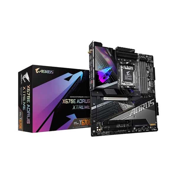 Gigabyte X670E Aorus Xtreme AMD AM5 LGA 1718 DDR5 E-ATX Motherboard for Ryzen 7000 Series Desktop Processors