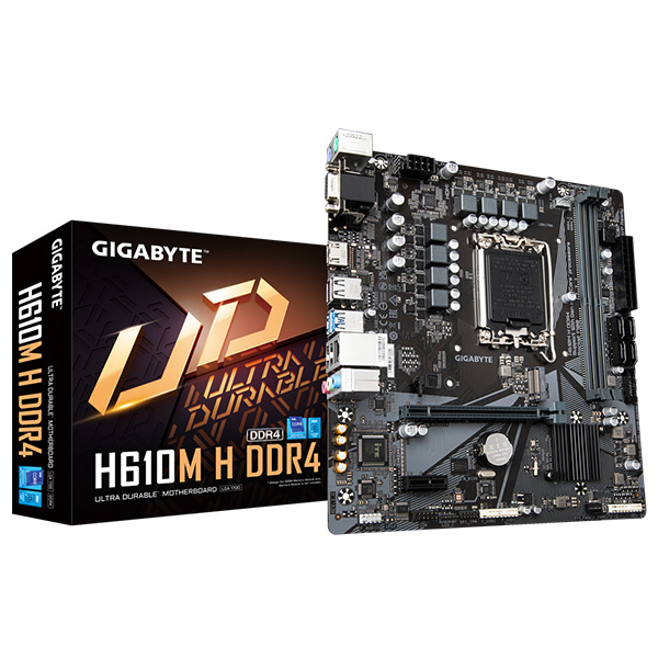 Gigabyte H610M-H DDR4 V2 Intel 12th Gen LGA1700 M-ATX Motherboard