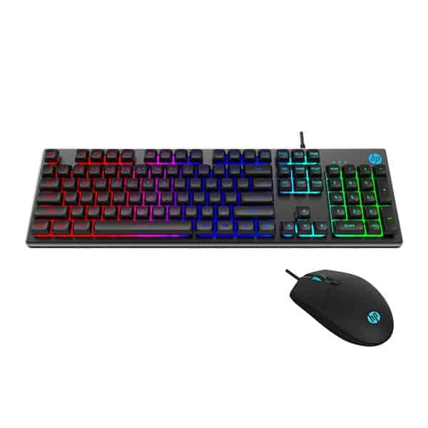 HP KM300F RGB Wired Keyboard and Mouse Gaming Combo with Adjustable DPI