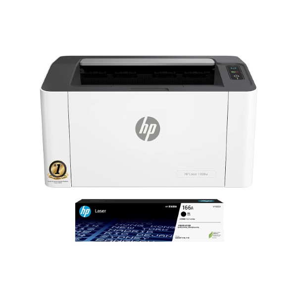 HP Laser 1008w Single Function Monochrome WiFi Printer