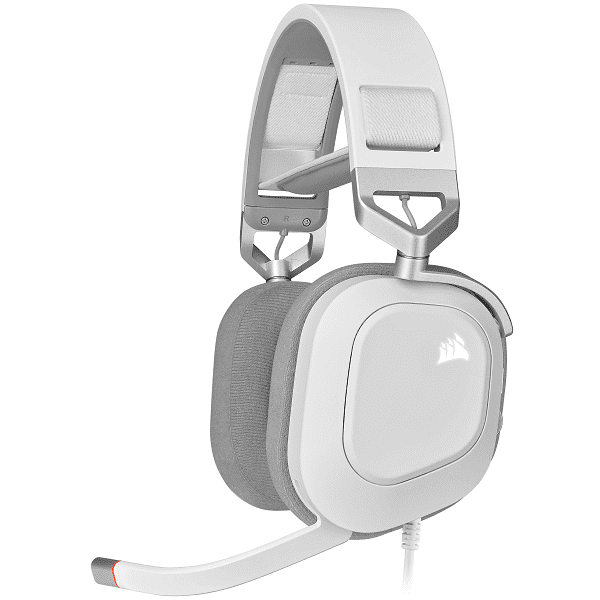 Corsair HS80 RGB White Wired Gaming Headset With USB connection (White)