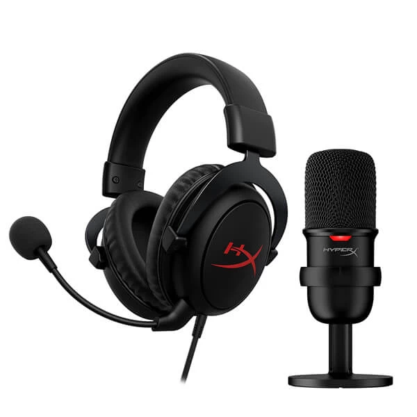 HyperX Streamer Starter Pack (HyperX Cloud Core Headphone and SoloCast Microphone)