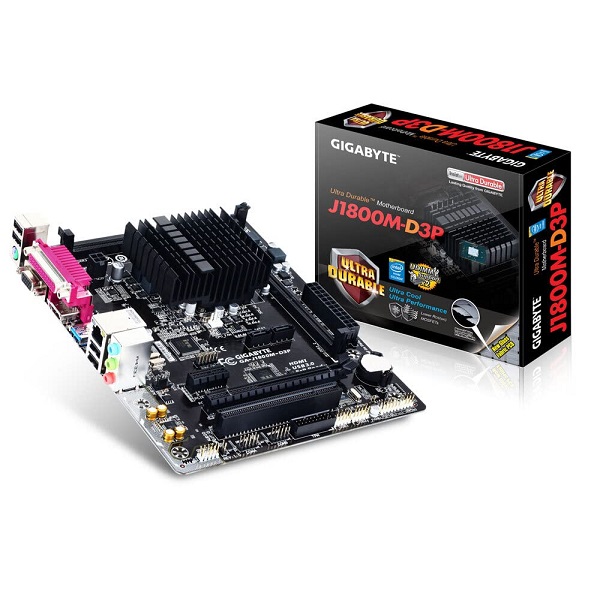 Gigabyte GA-J1800M-D3P DDR3 motherboard With built-in Celeron Processor