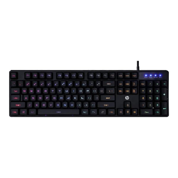 HP K300 RGB Backlit Membrane Wired Gaming Keyboard