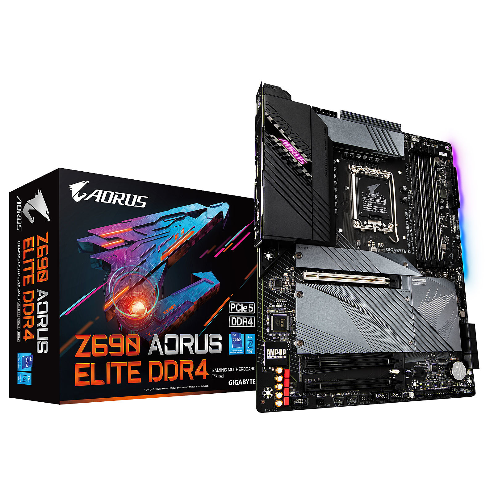 Gigabyte Z690 Aorus Elite DDR4 Intel 12th Gen LGA1700 Motherboard