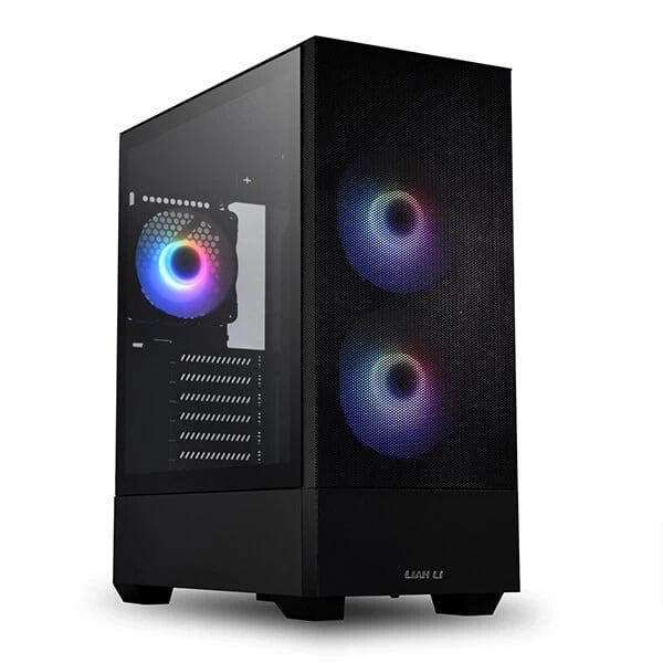 Lian Li Lancool 205 Mesh ARGB Mid-tower Gaming Cabinet With Tempered Glass Side Panel (Black)