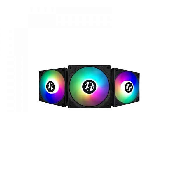 Lian Li ST120 ARGB 120mm PWM case fan triple pack (Black).