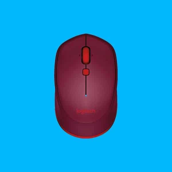 Logitech M337 Red Wireless Mouse