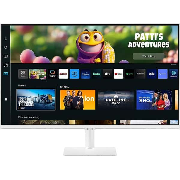 Samsung LS32CM501EWXXL 32-Inch FHD Smart Monitor with Smart TV Apps