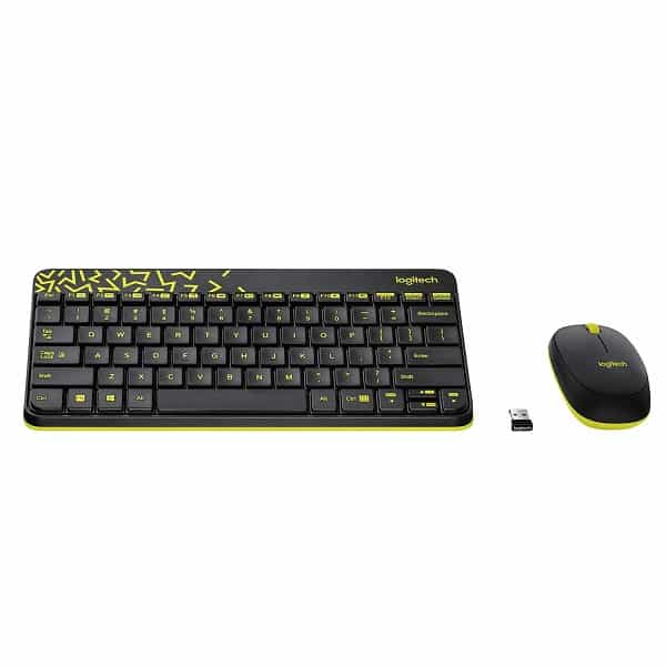 Logitech MK240 Wireless Keyboard and Mouse Combo with 1000 DPI and Spill Resistant Design