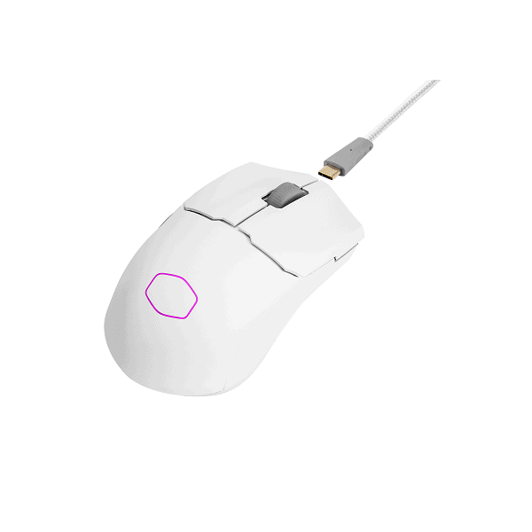 Cooler Master MM712 Wireless Mouse with 19000 DPI and Optical Micro Switches (White)