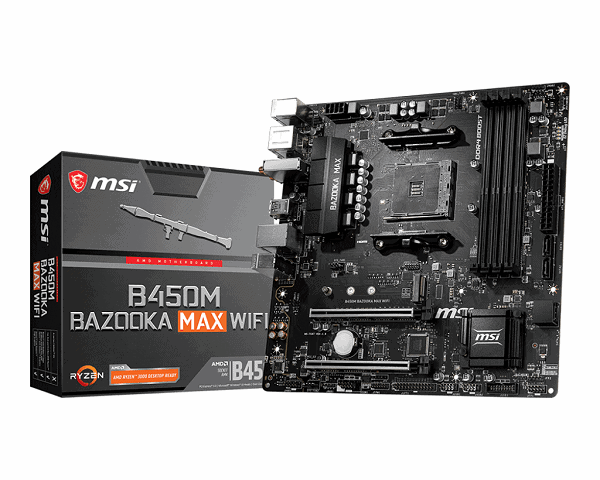 Msi B450M Bazooka Max WiFi Motherboard