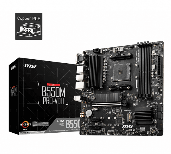 MSI B550M PRO-VDH MOTHERBOARD