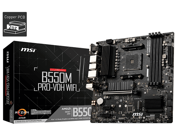 MSI B550M PRO-VDH WIFI MOTHERBOARD