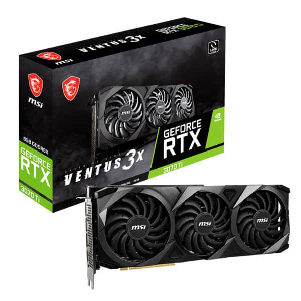 Msi GeForce RTX 3070Ti Ventus 3X OC 8GB GDDR6X LHR Graphics Card