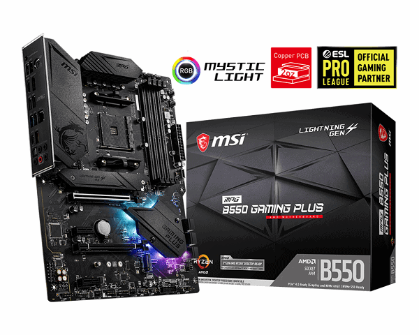 Msi Mpg B550 Gaming Plus Motherboard