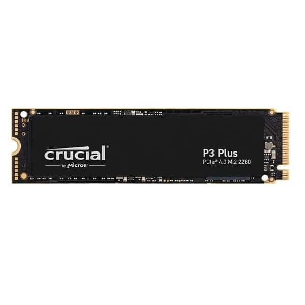 Crucial P3 Plus 500GB M.2 NVMe PCIe Gen 4.0 Internal SSD (CT500P3PSSD8)