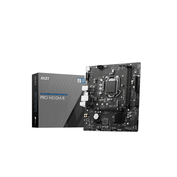 MSI PRO H510M-B II Intel 10th Gen LGA 1200 M-ATX Motherboard (Supports Only 10th Generation Intel Motherboards)