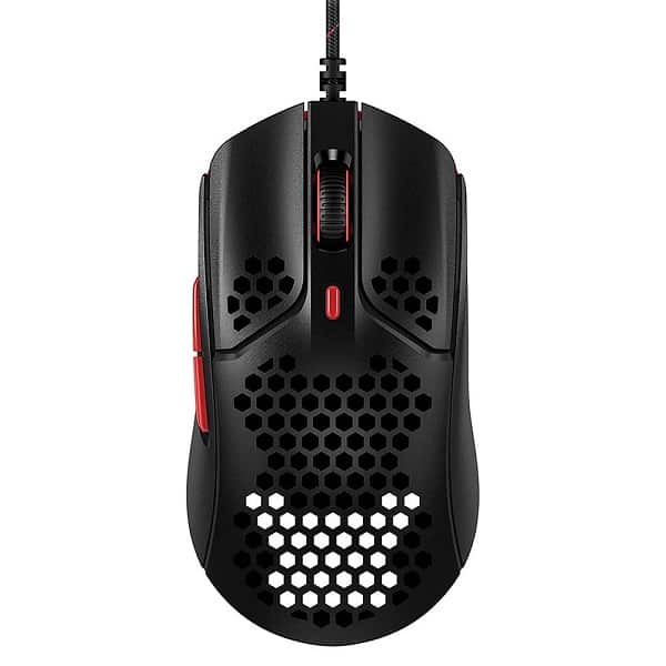 HyperX Pulsefire Haste Wired USB Gaming Mouse with Pixart 3335 Sensor, 16000 DPI, and 6 Programmable Buttons (Black)