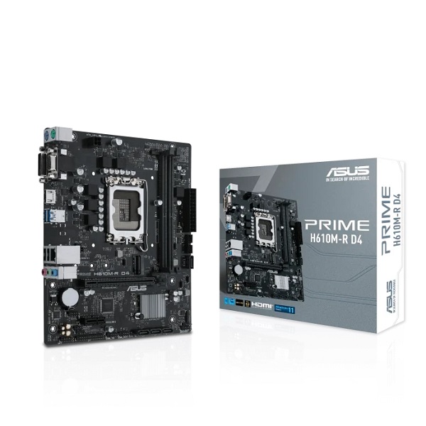 ASUS Prime H610M-R DDR4 Intel LGA 1700 M-ATX Motherboard