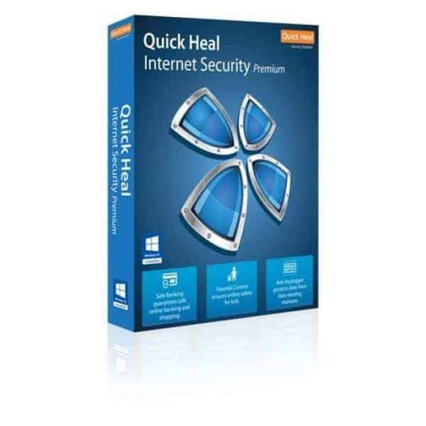 Quick Heal Internet Security 2PC 3-year software.