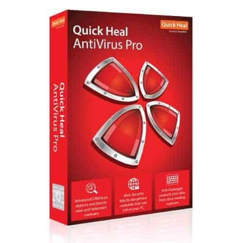 Quick Heal Antivirus Pro 10PC 3-year software.