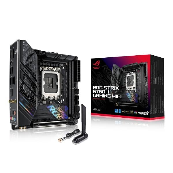 ASUS ROG Strix B760-I Gaming WIFI DDR5 Intel 13th Gen and 12th Gen LGA1700 M-ITX motherboard