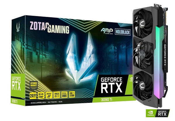 Zotac Gaming GeForce RTX 3090 Ti AMP Extreme Holo 24GB GDDR6X Graphics Card