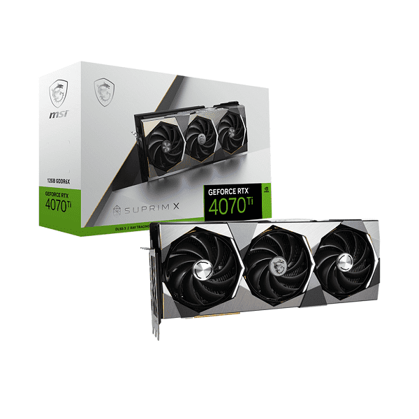 MSI GeForce RTX 4070Ti Suprim X 12GB GDDR6X Graphics Card